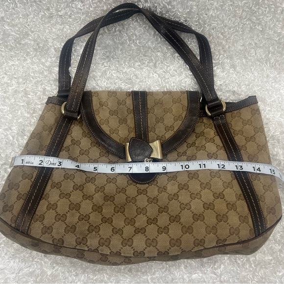 Gucci canvas GG Duchessa flap tote - Picture 14 of 16